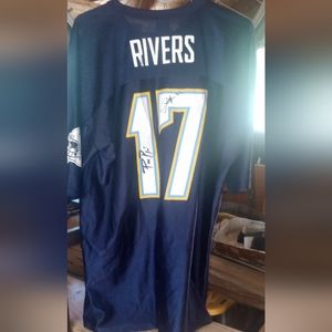 Phillip Rivers & LaDainian Tomlinson❗SIGNED BY SD Charger official Jersey (L)